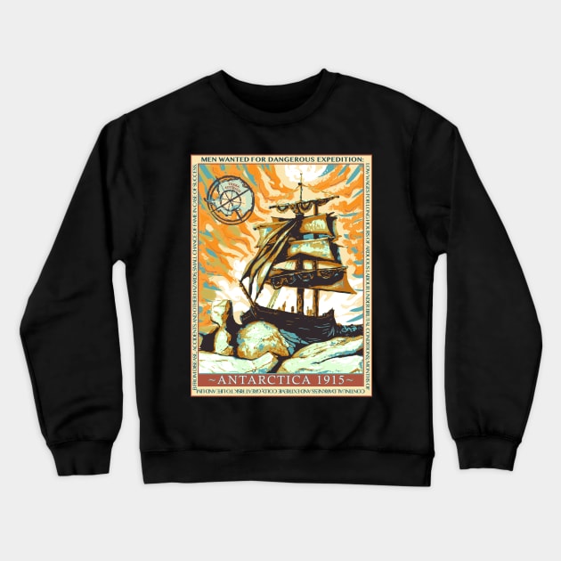 Antarctica Crewneck Sweatshirt by Mad Clare